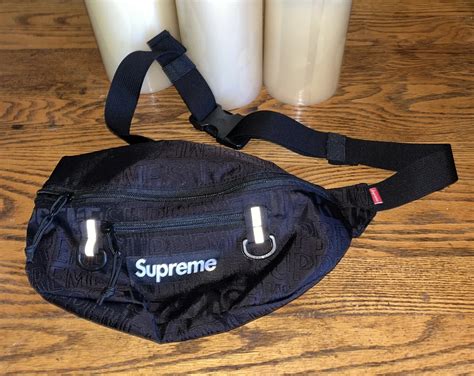 supreme waist bag fake ss18|supreme fanny pack waist bag.